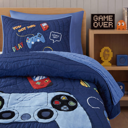 Intelligent Design Kids Game 3PCS Quilt Set