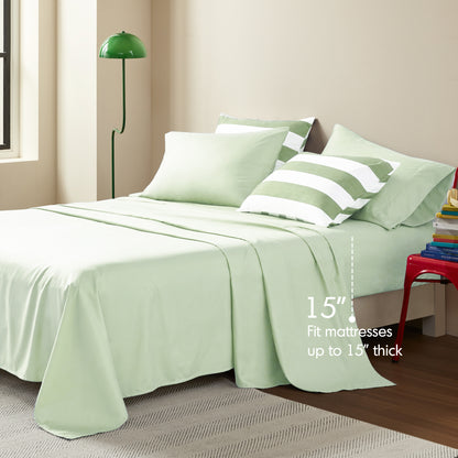 Regency Heights Echo Stripe Textured Print Comforter Set