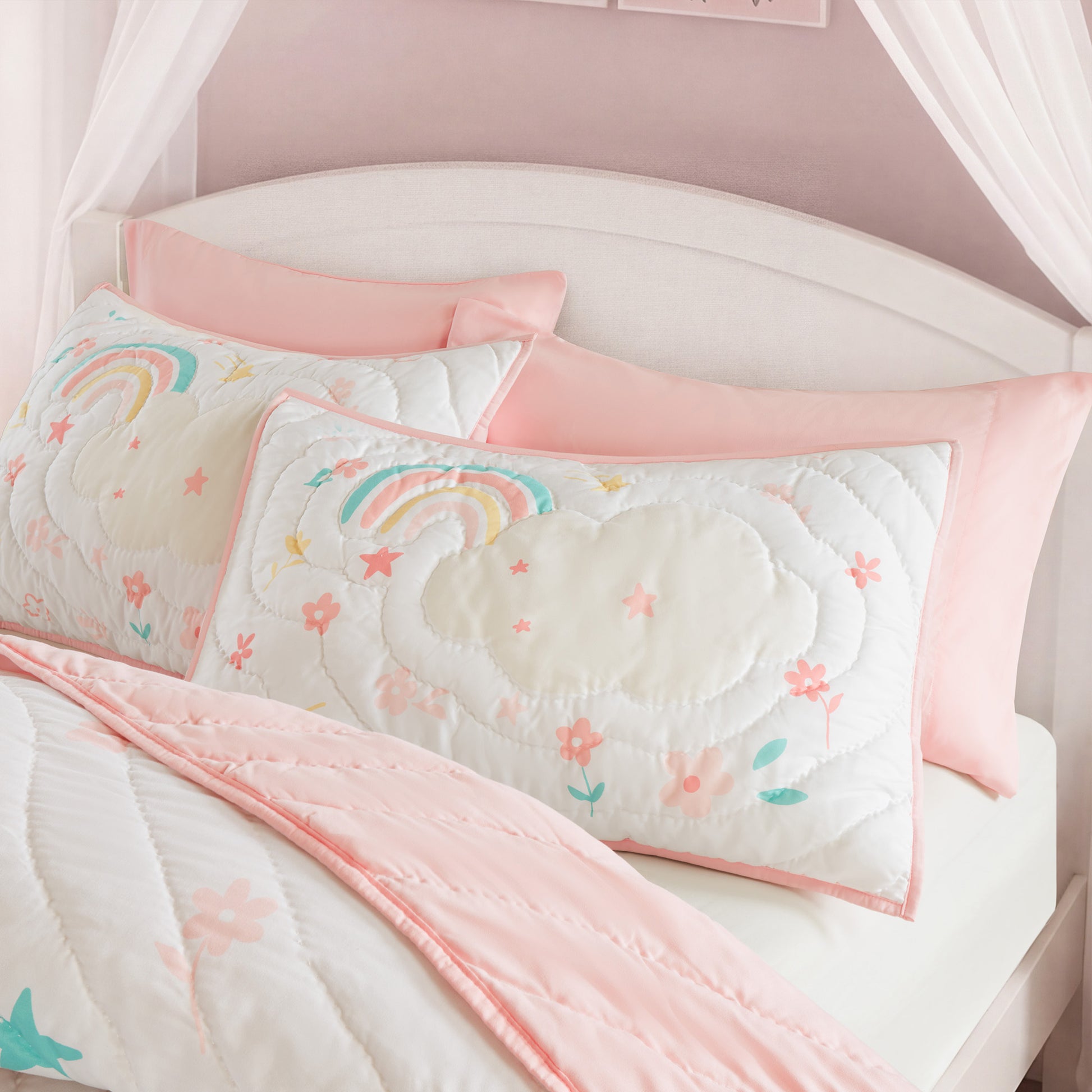 Intelligent Design Kids Unicorn Dream 5PCS Quilt Set