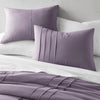 Comfort Spaces Soft Washed Pleated Duvet Cover Set