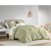 Comfort Spaces Soft Washed Pleated Duvet Cover Set
