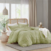 Comfort Spaces Soft Washed Pleated Duvet Cover Set