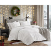 Comfort Spaces Soft Washed Pleated Duvet Cover Set