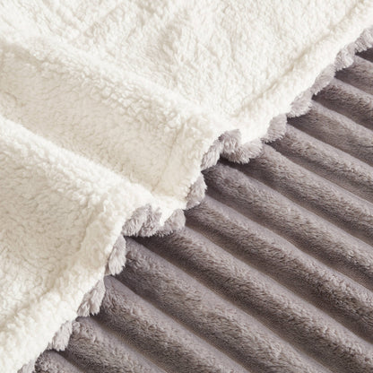 Serta Heated Cord Plush Heated Throw