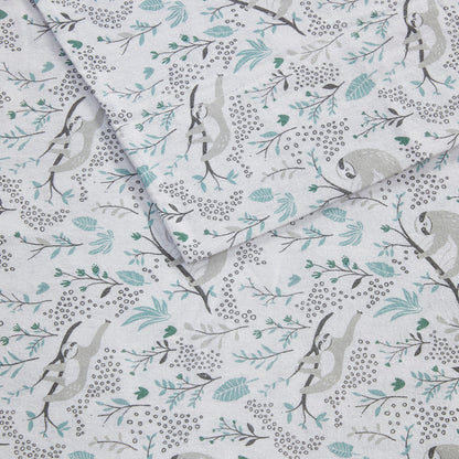 Intelligent Design Cotton Flannel Printed Sheet Set