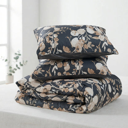 Regency Heights Gabrielle Reversible Floral Botanical Seersucker Comforter Set