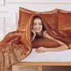 Intelligent Design Velvet Comforter Set with Throw Pillow