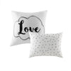 Intelligent Design Metallic Printed Comforter Set