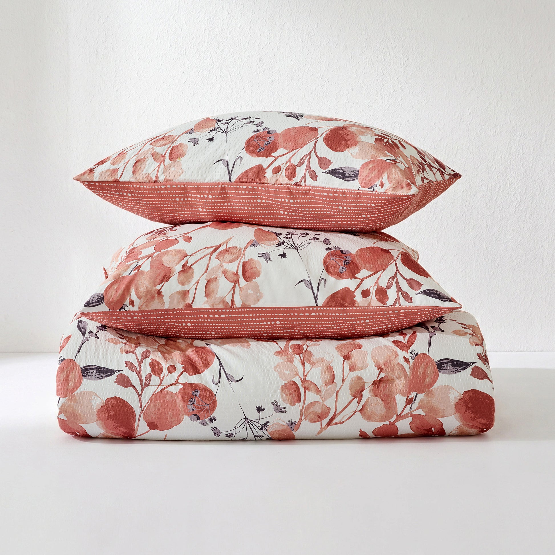 Regency Heights Gabrielle Reversible Floral Botanical Seersucker Comforter Set