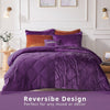 Intelligent Design Velvet Comforter Set with Throw Pillow