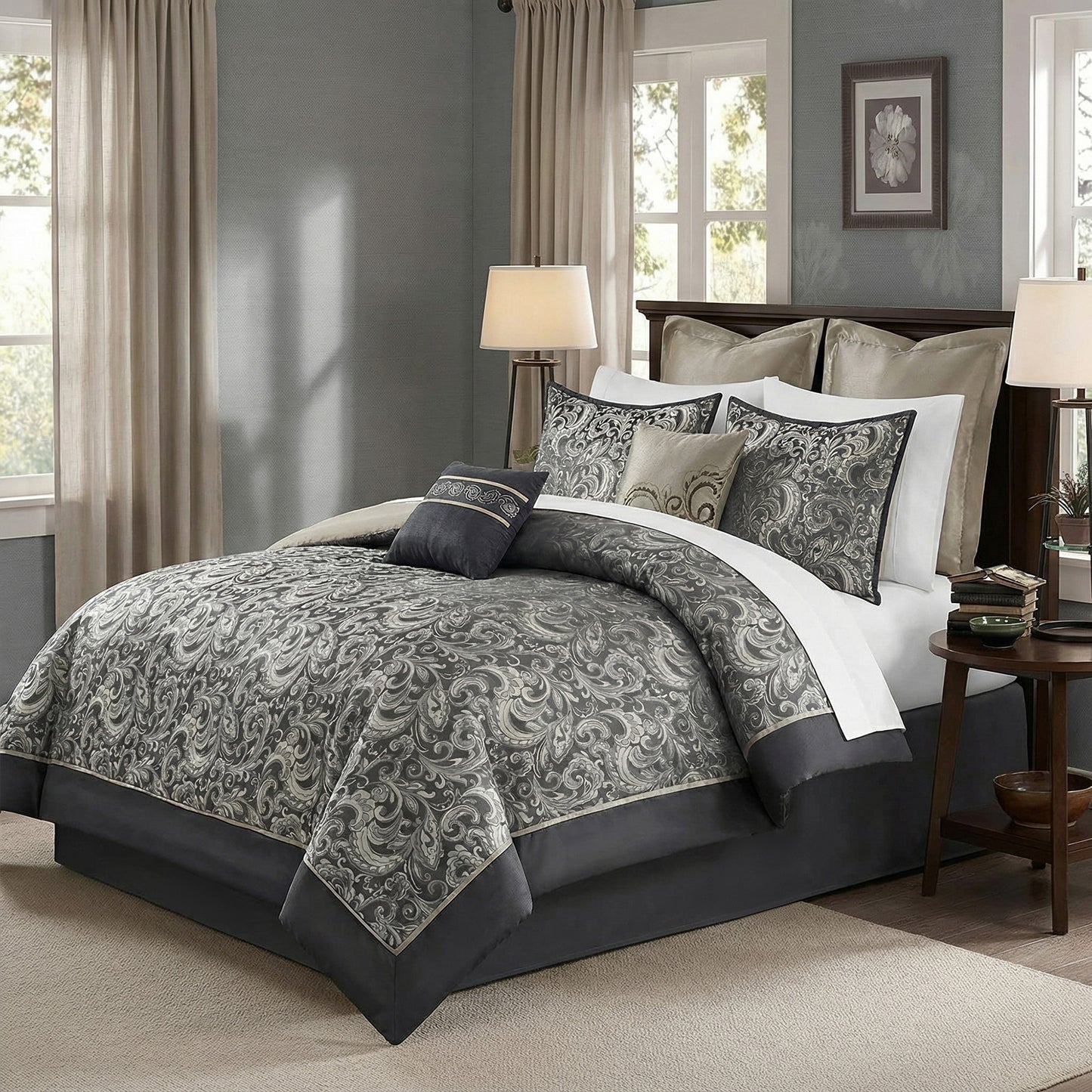 Regency Heights Bryson 8pcs Comforter Set