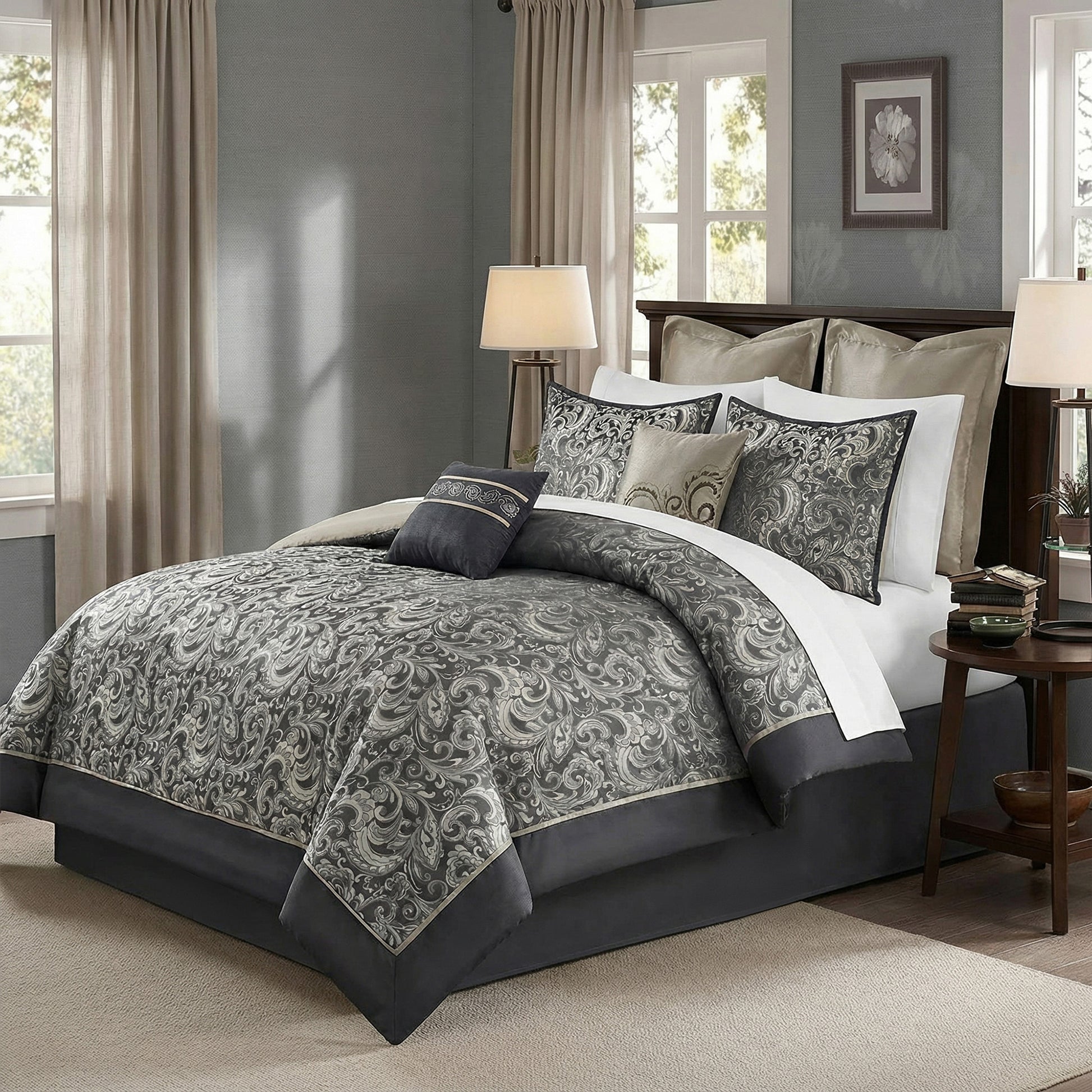 Regency Heights Bryson 8pcs Comforter Set