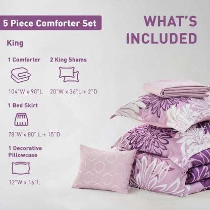 Regency Heights Enya 5pcs Comforter Set