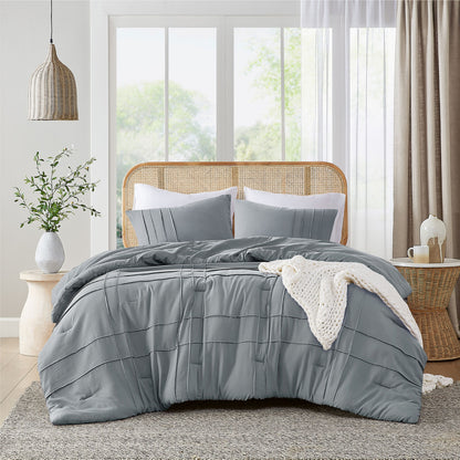 Regency Heights Porter Soft Washed Pleated Comforter Set