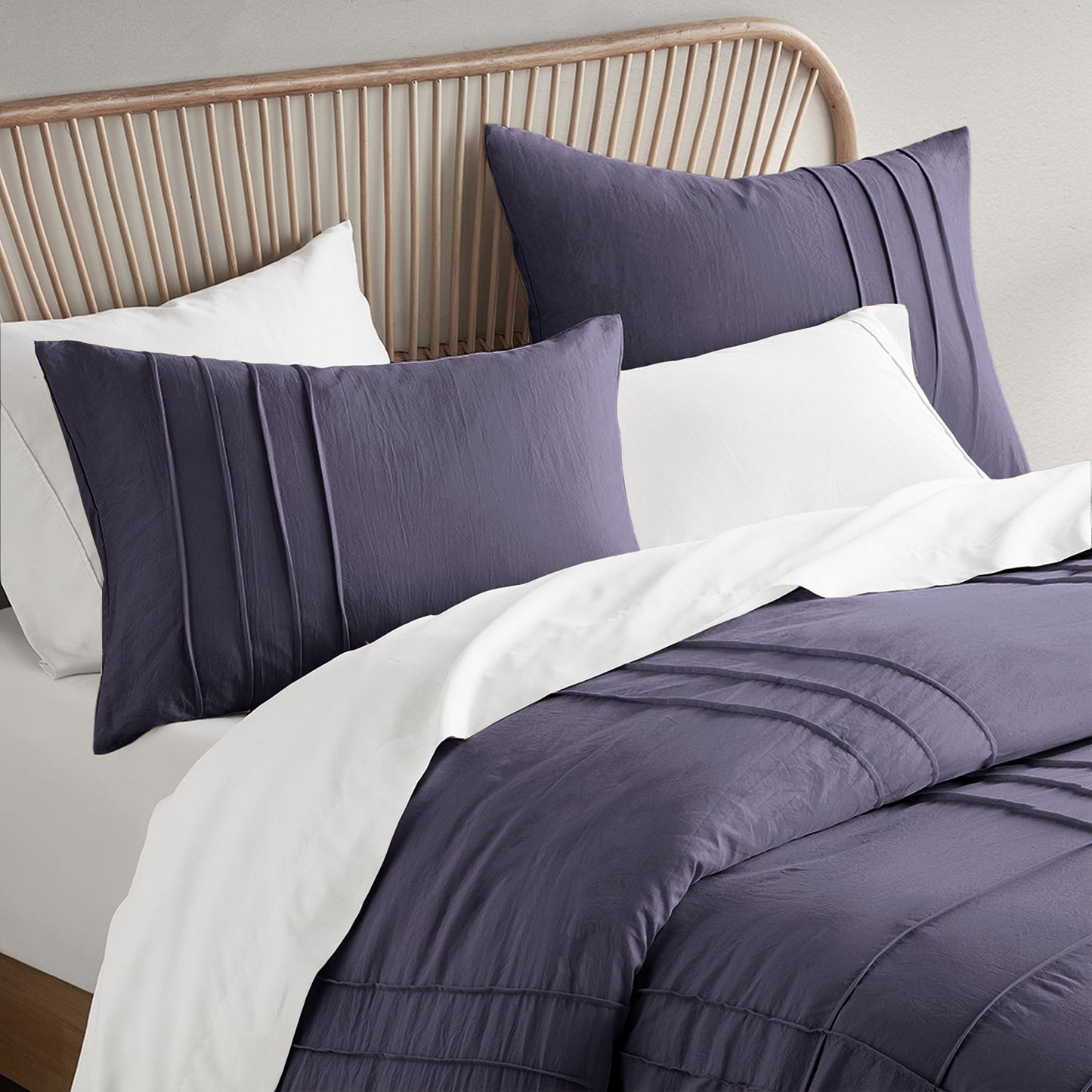 Regency Heights Porter Soft Washed Pleated Comforter Set