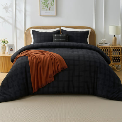 Regency Heights Tessa Waffle Weave Textured Comforter Set