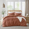 Comfort Spaces Soft Washed Pleated Duvet Cover Set