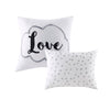 Intelligent Design Metallic Printed Comforter Set