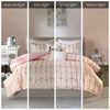 Intelligent Design Metallic Printed Comforter Set