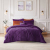 Intelligent Design Velvet Comforter Set with Throw Pillow
