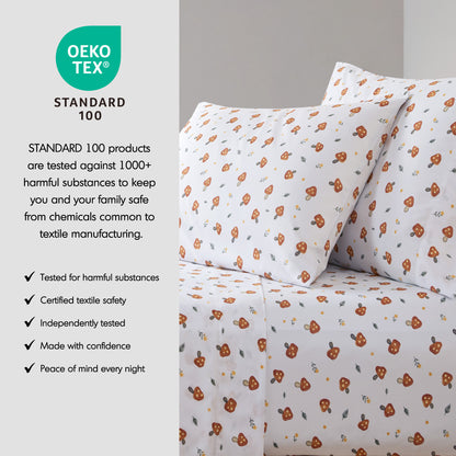 Intelligent Design Printed Microfiber Sheet Set