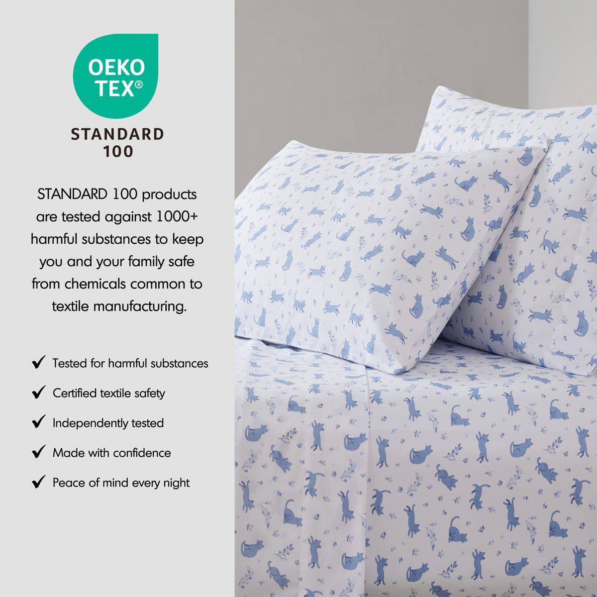 Intelligent Design Printed Microfiber Sheet Set