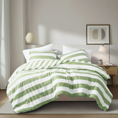Regency Heights Echo Stripe Textured Print Comforter Set