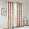 Intelligent Design Total Blackout Metallic Print Grommet Top Curtain Panel