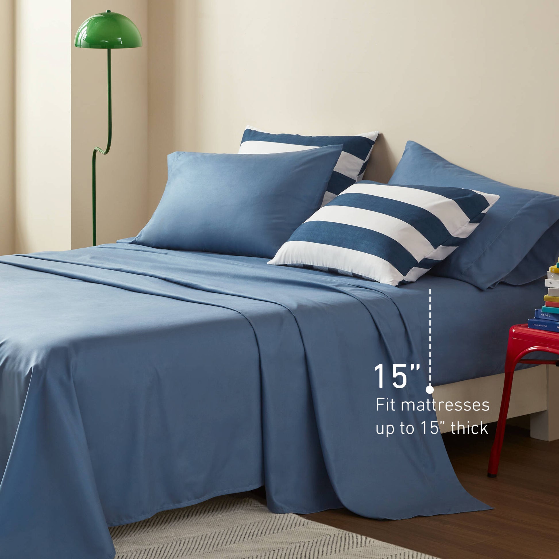 Regency Heights Echo Stripe Textured Print Comforter Set