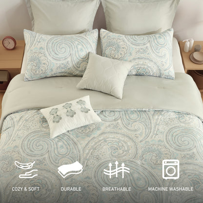 Regency Heights Kashmir 8pcs Comforter Set