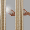 SunSmart Jacquard Lined Total Blackout Rod Pocket/Back Tab Curtain Panel