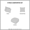 Mi Zone Kids Printed Butterfly Comforter Set
