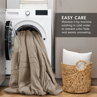 Parker Soft Washed Pleated Comforter Set