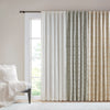 SunSmart Jacquard Lined Total Blackout Rod Pocket/Back Tab Curtain Panel