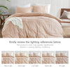 Comfort Spaces Soft Washed Pleated Duvet Cover Set