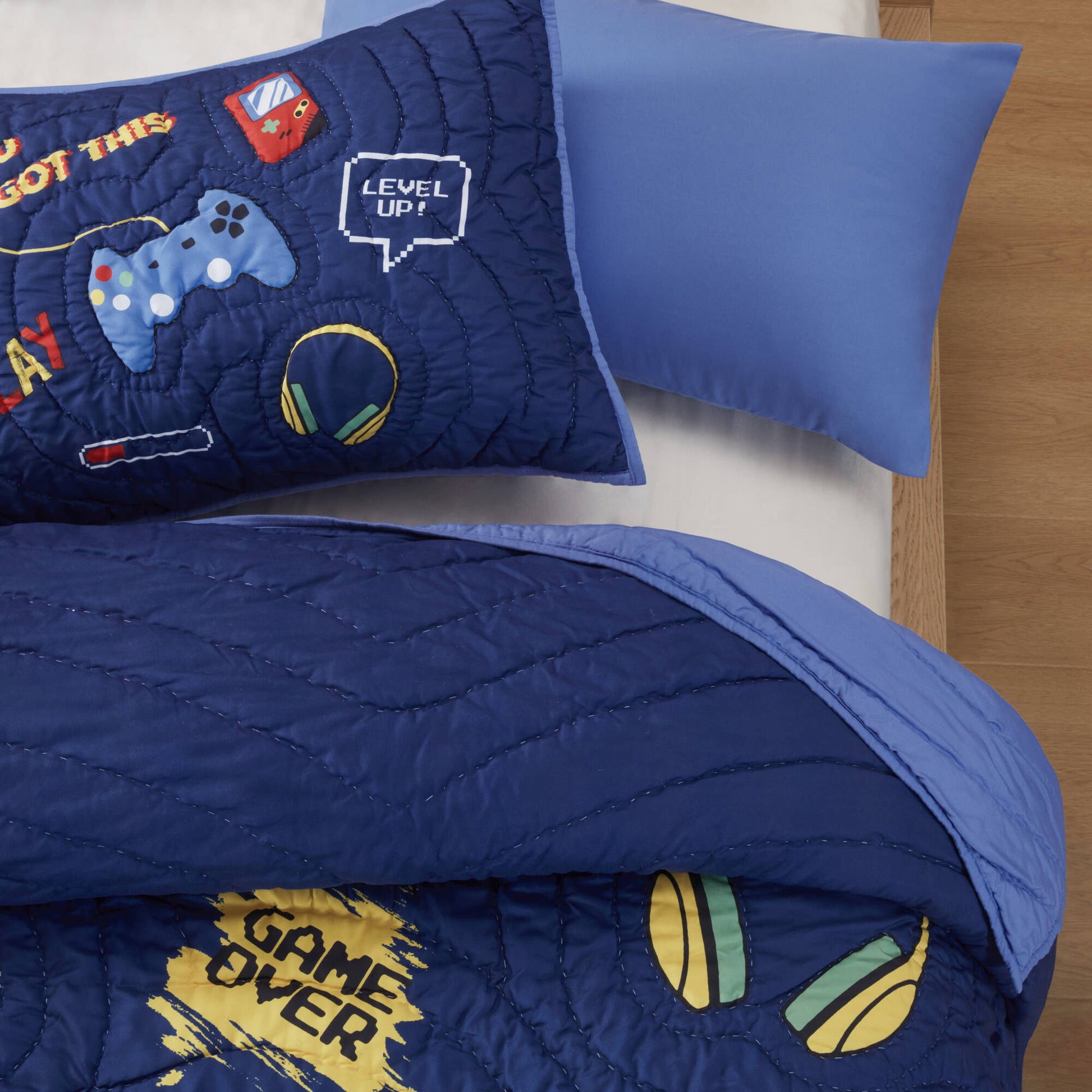 Intelligent Design Kids Game 5PCS Quilt Set