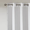 Intelligent Design Total Blackout Metallic Print Grommet Top Curtain Panel