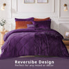 Intelligent Design Velvet Comforter Set with Throw Pillow