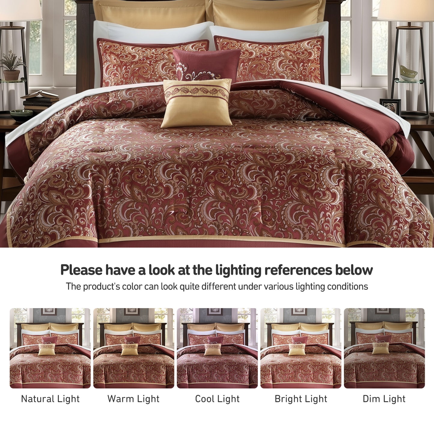 Regency Heights Bryson 8pcs Comforter Set