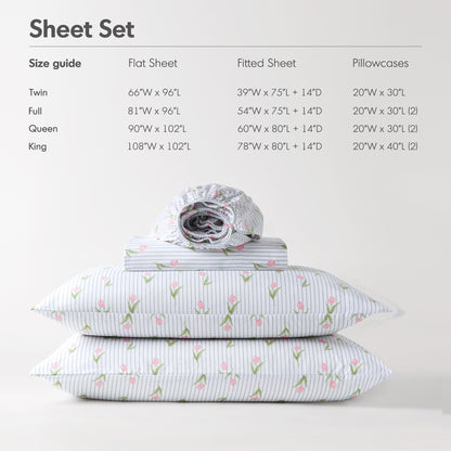 Intelligent Design Printed Microfiber Sheet Set
