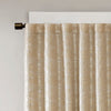 SunSmart Jacquard Lined Total Blackout Rod Pocket/Back Tab Curtain Panel