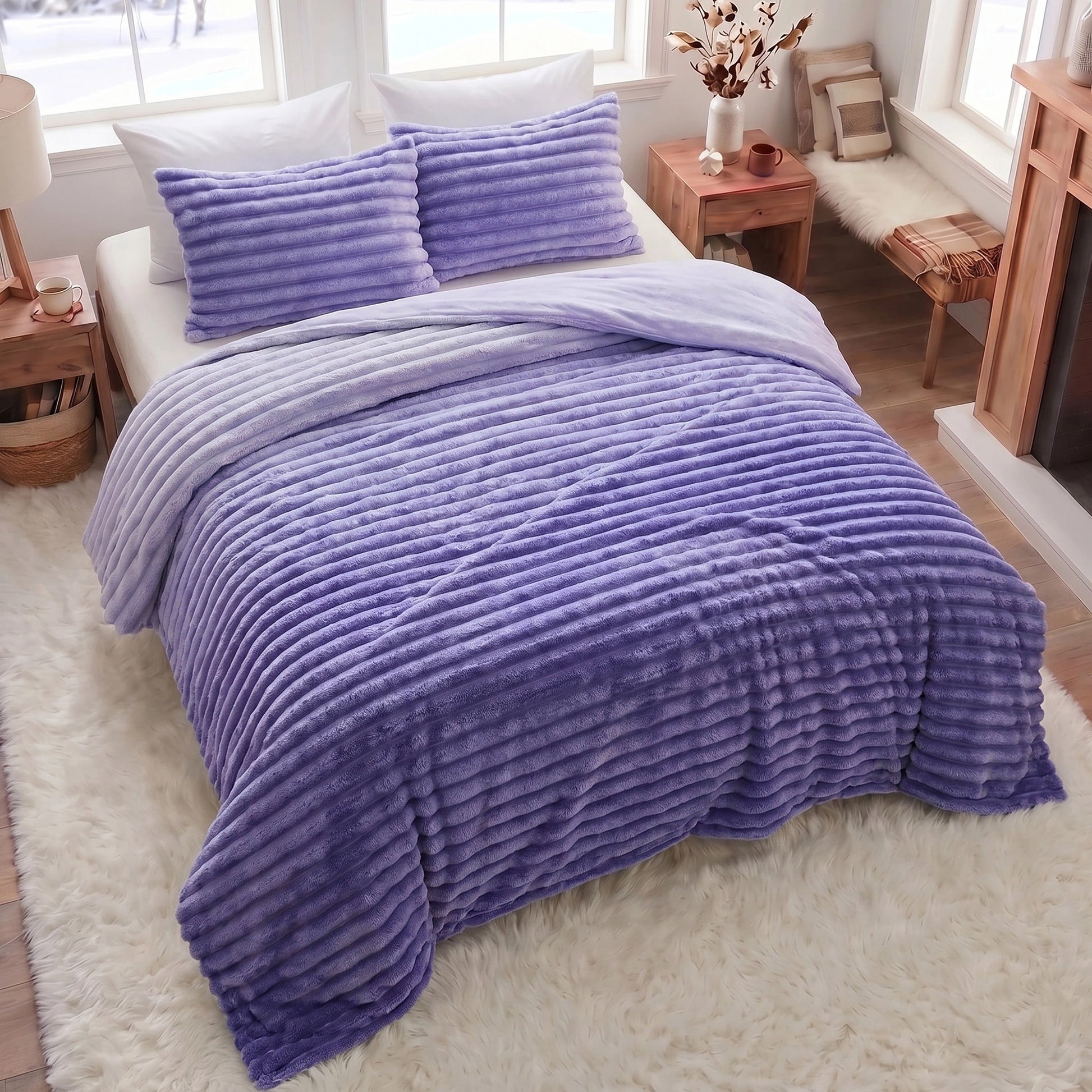 Regency Heights Cord Plush Comforter Set