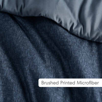 Regency Heights Camden Chambray Print Microfiber Comforter Set