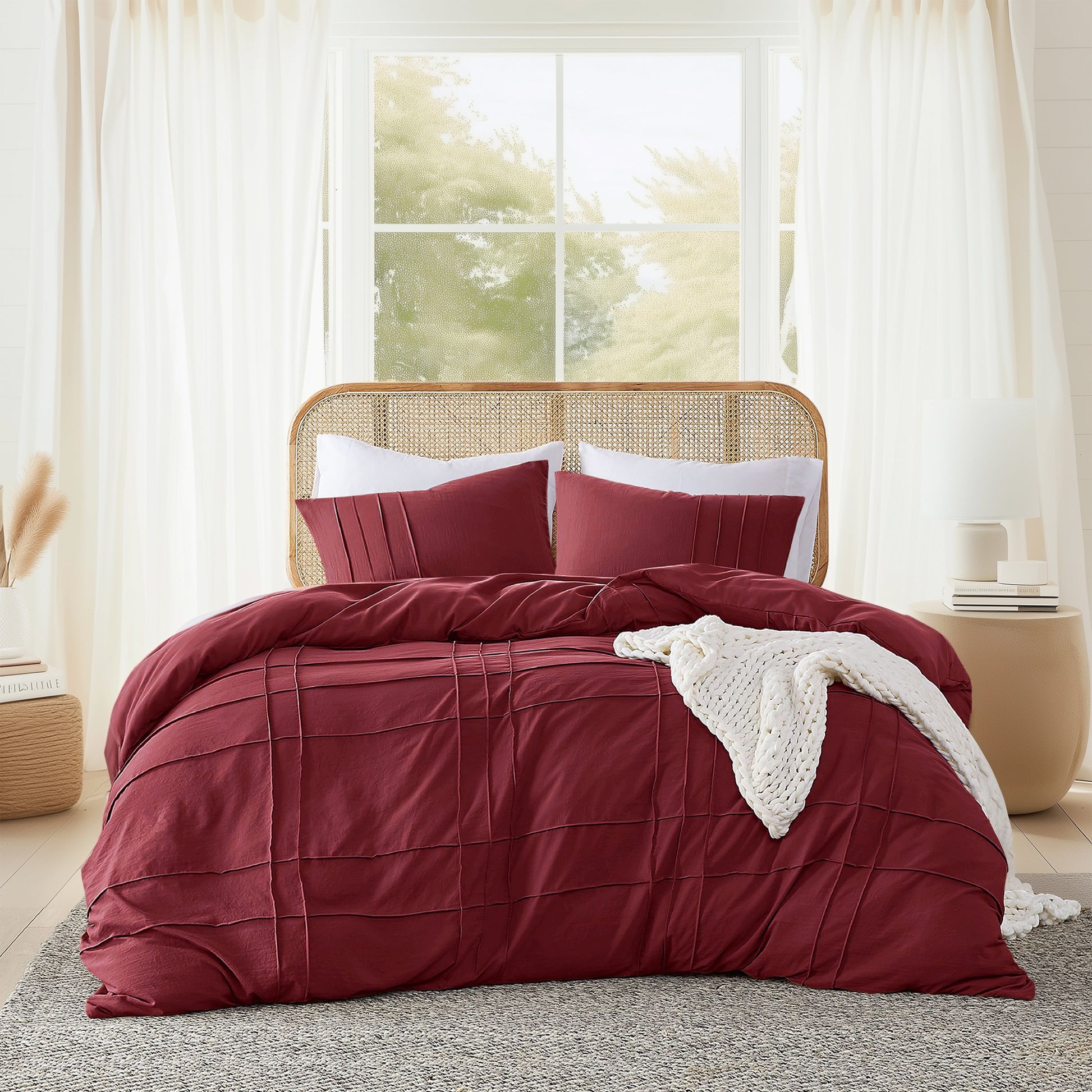 Regency Heights Porter Soft Washed Pleated Comforter Set