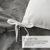 Comfort Spaces Soft Washed Pleated Duvet Cover Set