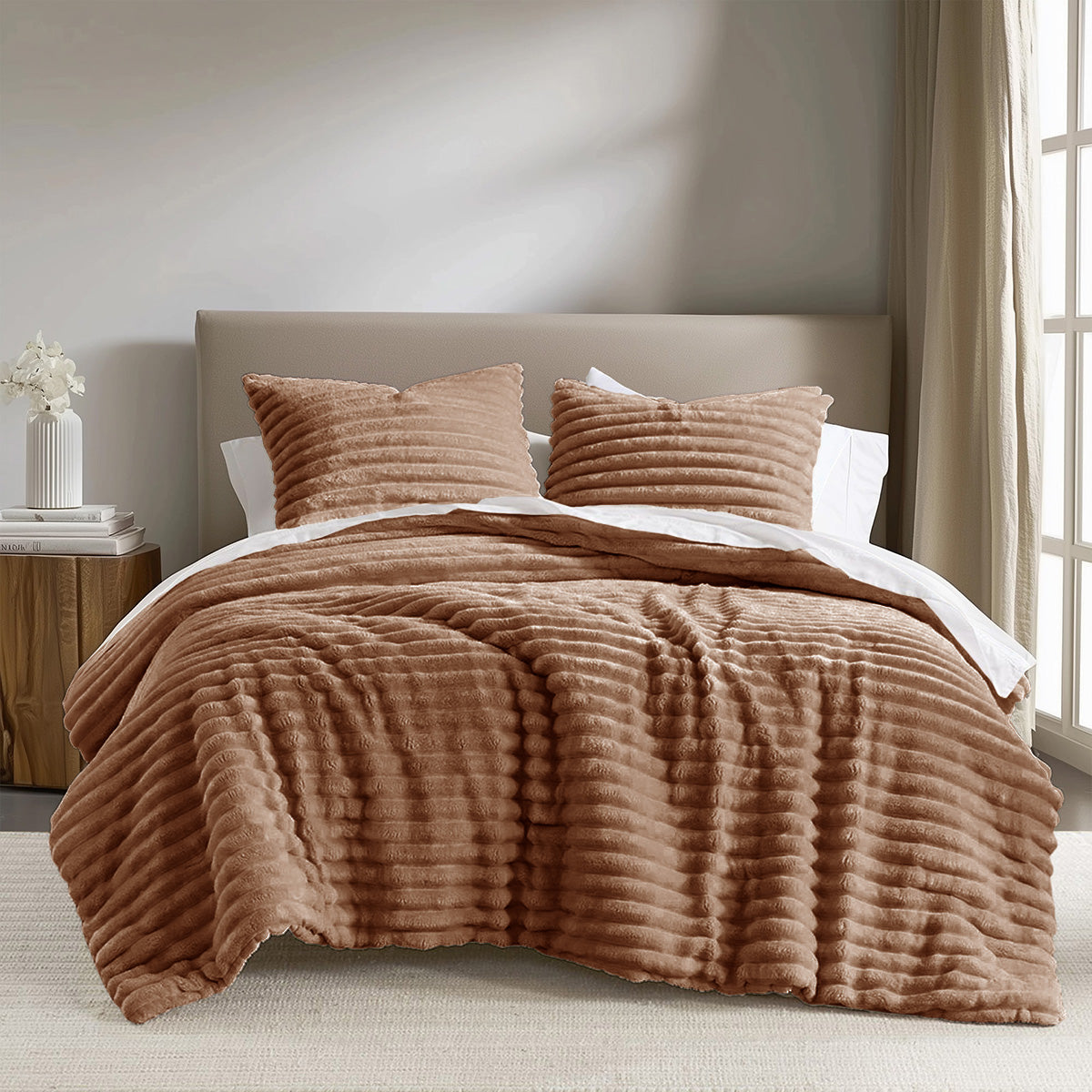 Regency Heights Cord Plush Comforter Set