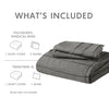 Comfort Spaces Soft Washed Pleated Duvet Cover Set