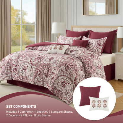 Regency Heights Kashmir 8pcs Comforter Set