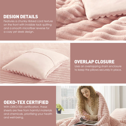 Regency Heights Cord Plush Comforter Set