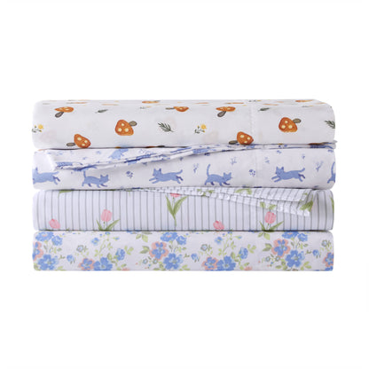 Intelligent Design Printed Microfiber Sheet Set
